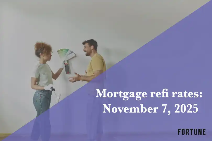 Current refi mortgage rates report for Nov. 7, 2025