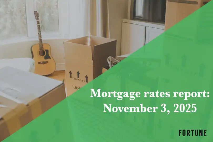Current mortgage rates report for Nov. 3, 2025