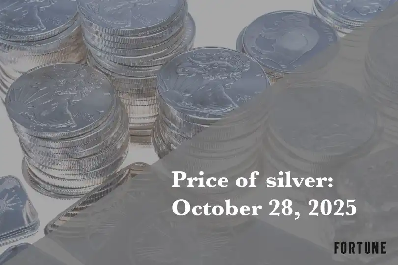Current price of silver as of Tuesday, October 28, 2025