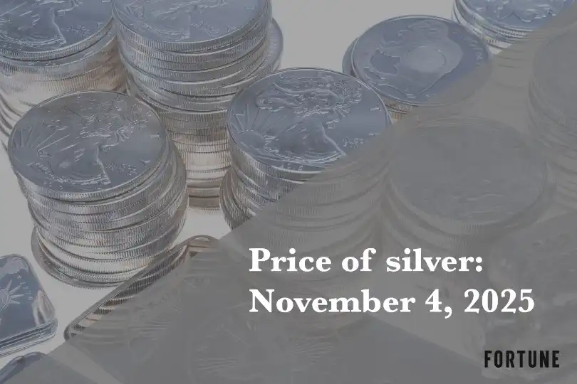 Current price of silver as of Tuesday, November 4, 2025