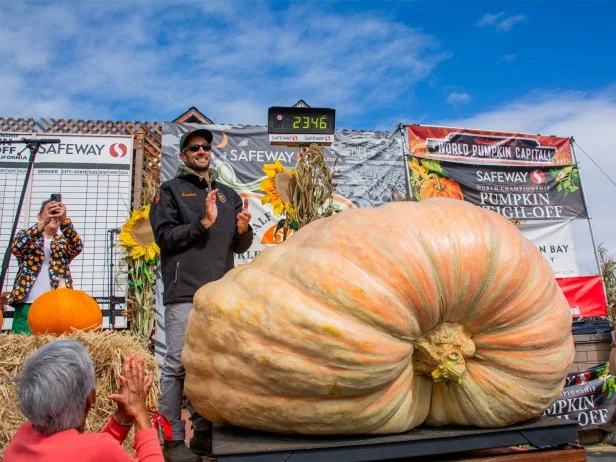 A Gardener Grew a Prizewinning Pumpkin the Weight of a Small Car