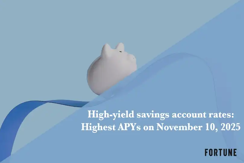 You can earn up to 5.00% APY in a high-yield savings account on Nov. 10, 2025