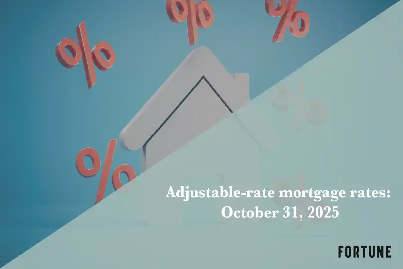 Current ARM mortgage rates report for Oct. 31, 2025