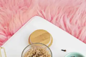 Homemade sugar scrub – a nice mess