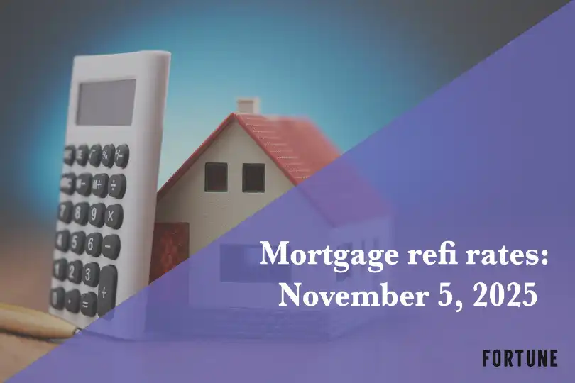 Current refi mortgage rates report for Nov. 5, 2025