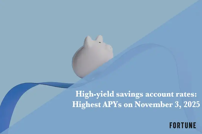 You can earn up to 5.00% APY in a high-yield savings account on Nov. 3, 2025